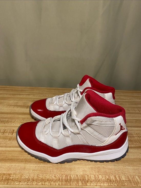 Jordan Other - Nike Air Jordan XI 11 Retro High PS Cherry Red kids shoes size 2Y